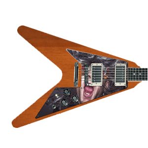 Guitare Pickguard - Imprimé - Flying V