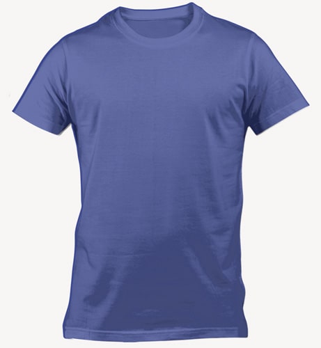 T-shirts de bande imprimés - Bleu